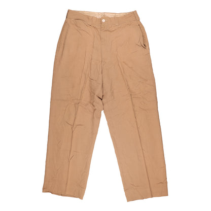 WWII U.S. Army Officer's Khaki Wool Service Trousers Named to "D. P. Southworth"