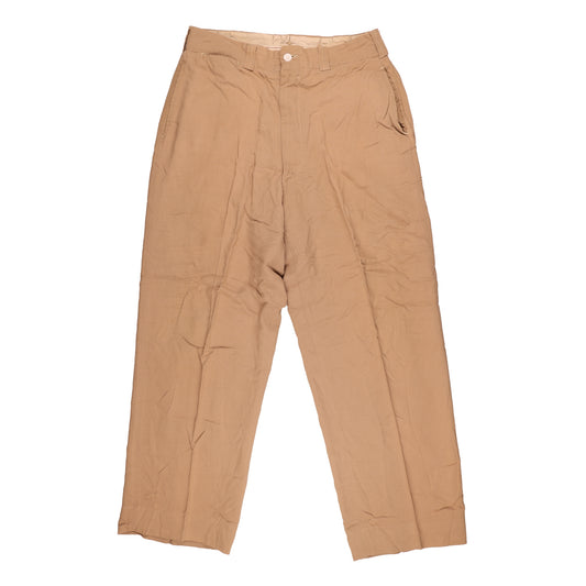 WWII U.S. Army Officer's Khaki Wool Service Trousers Named to "D. P. Southworth"