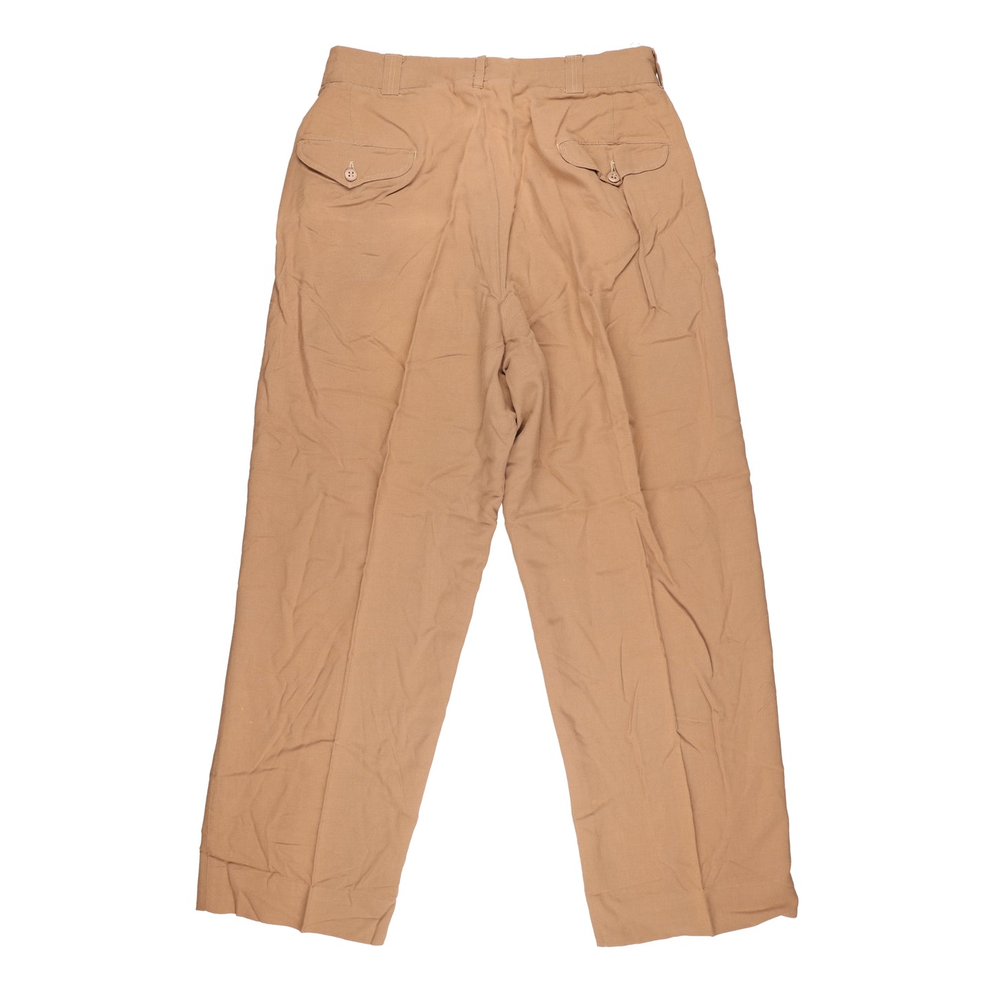 WWII U.S. Army Officer's Khaki Wool Service Trousers Named to "D. P. Southworth"