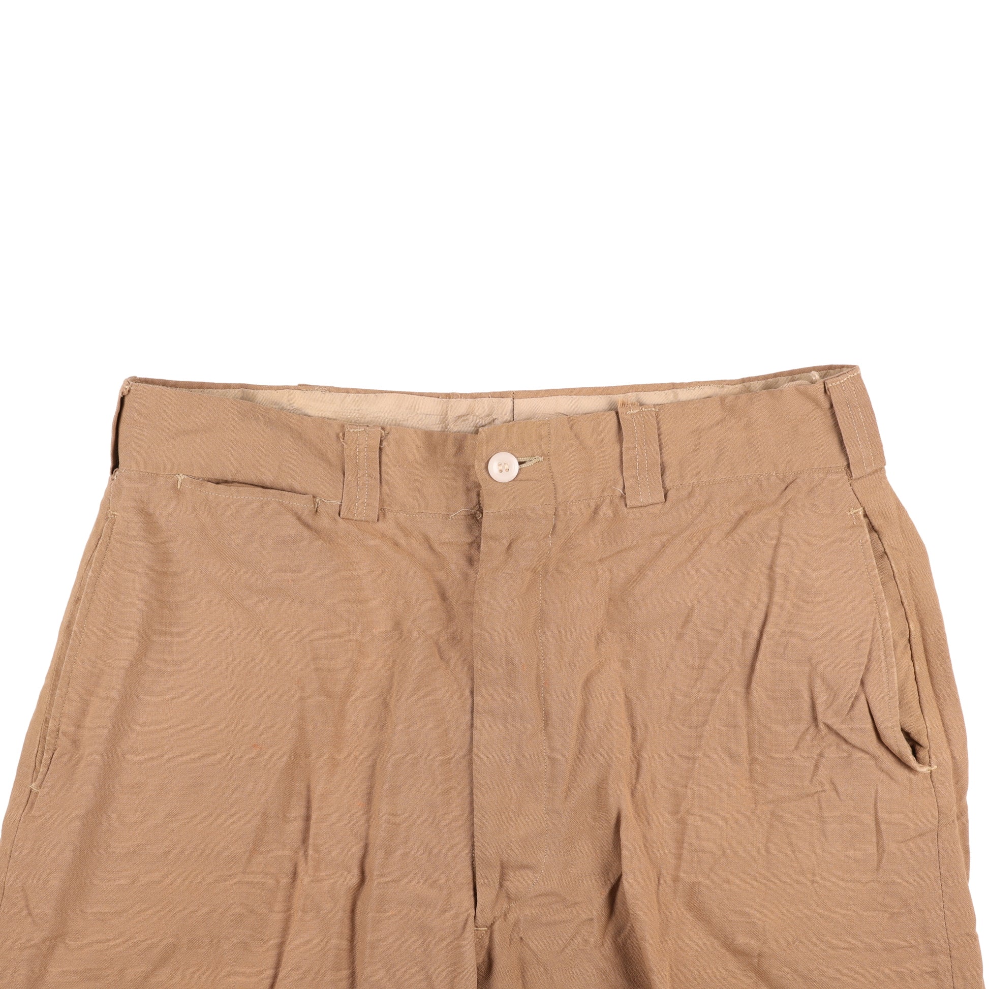 WWII U.S. Army Officer's Khaki Wool Service Trousers Named to "D. P. Southworth"