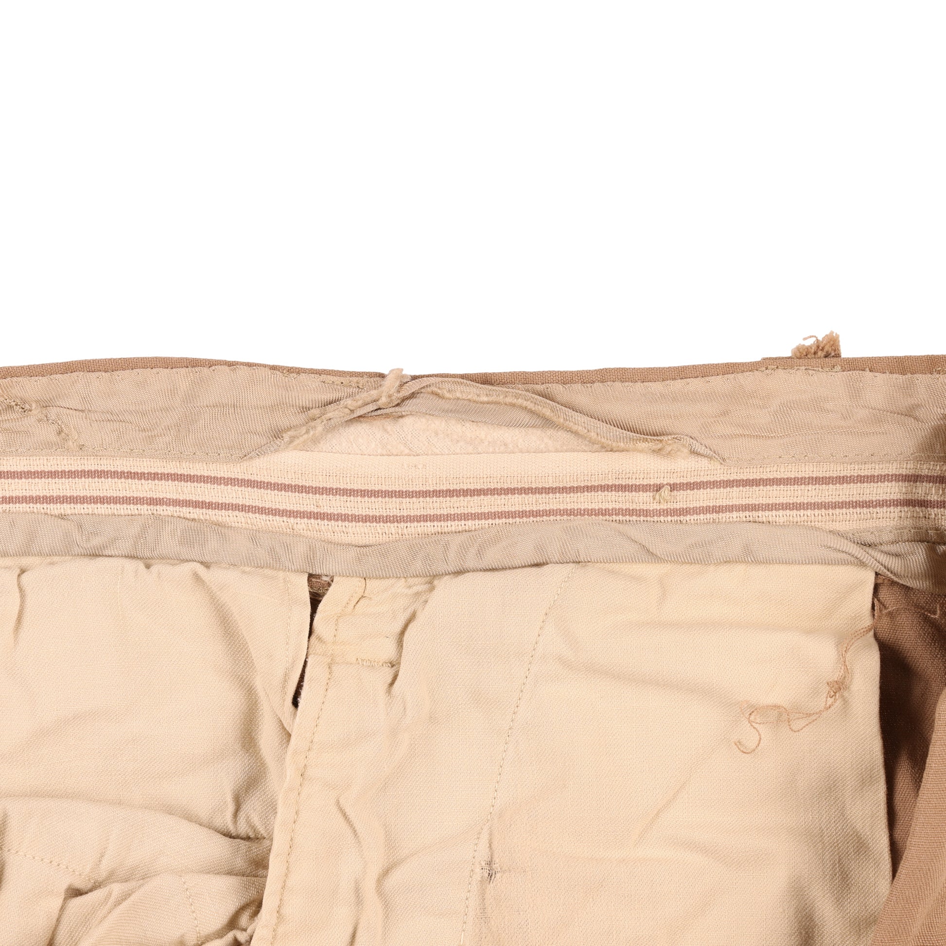 WWII U.S. Army Officer's Khaki Wool Service Trousers Named to "D. P. Southworth"