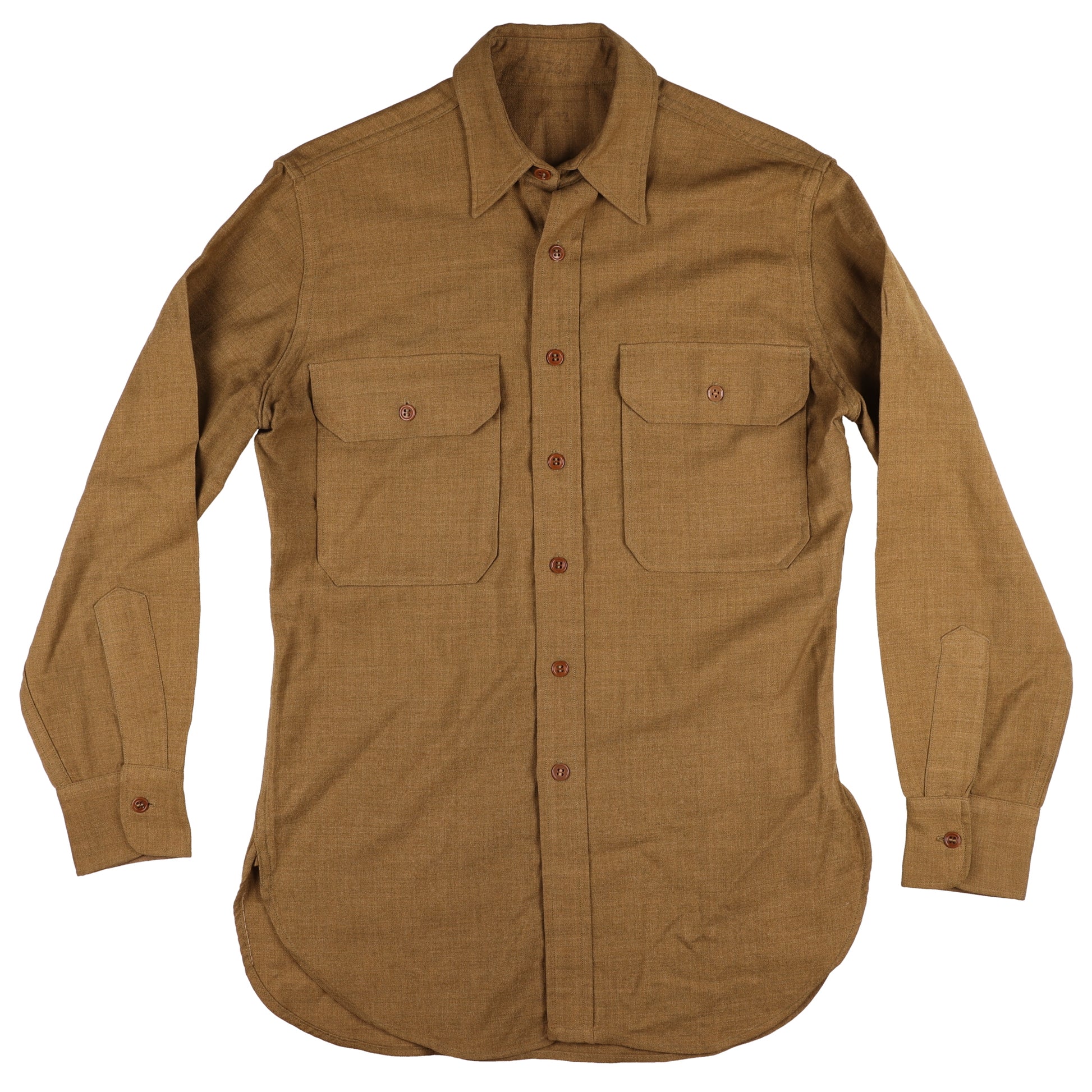 WWII U.S. Army Enlisted Man's M37 Wool Service Shirt (Size 14 x 32)