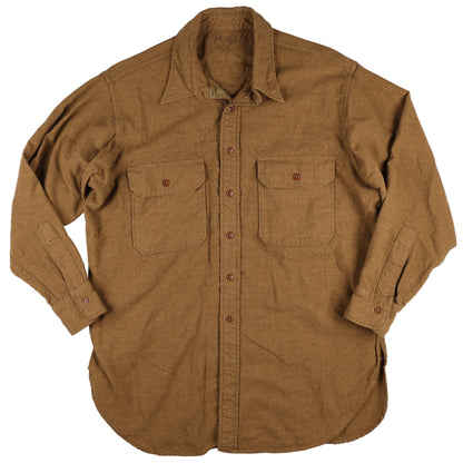 WWII U.S. Army Enlisted Man's M37 Wool Service Shirt (Size 17 x 33)