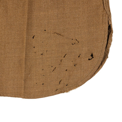 WWII U.S. Army Enlisted Man's M37 Wool Service Shirt with Gas Flap Marked with Laundry Number (Size 15 x 33)