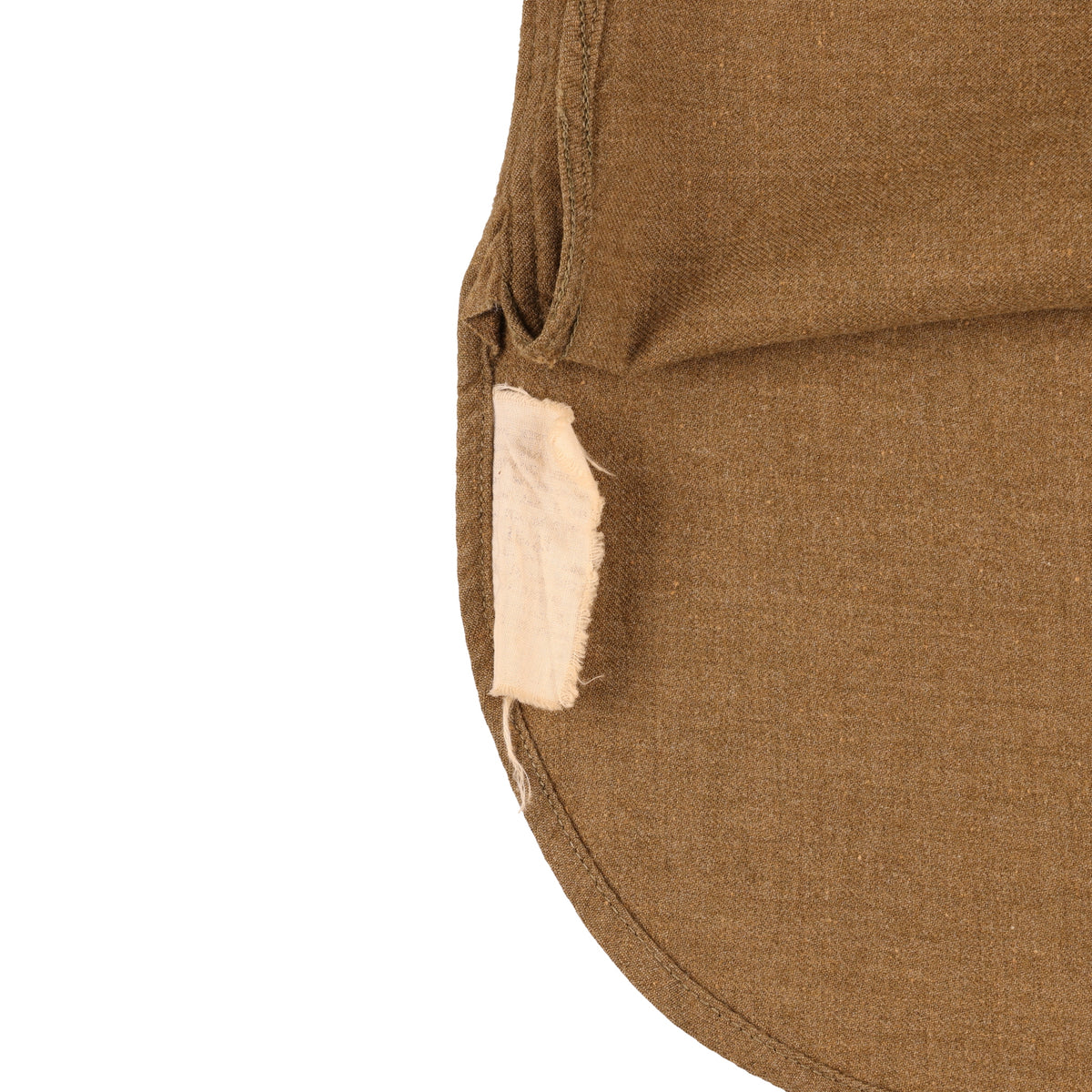 WWII U.S. Army Enlisted Man's M37 Wool Service Shirt with Gas Flap Marked with Laundry Number (Size 15 x 33)
