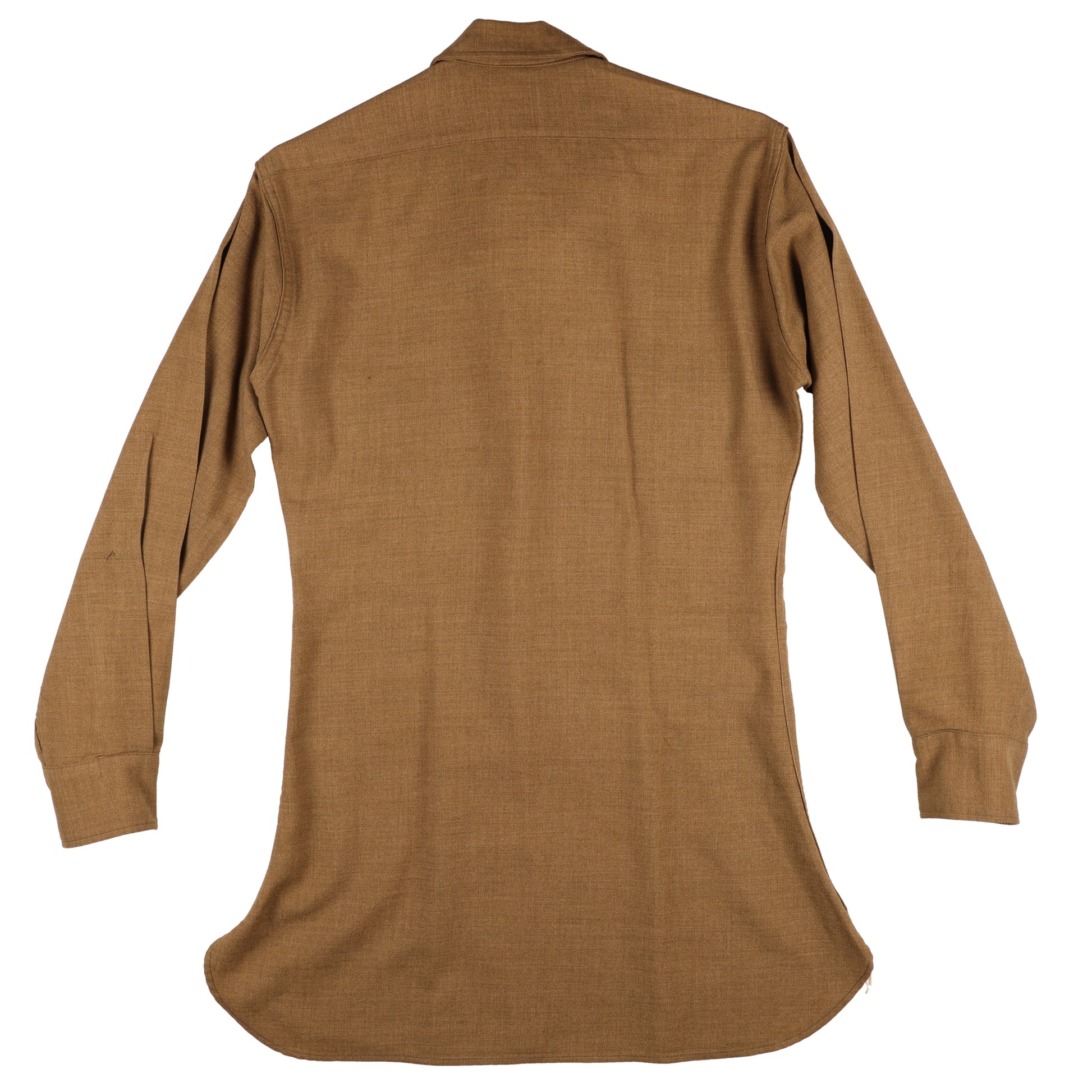 WWII U.S. Army Enlisted Man's M37 Wool Service Shirt with Gas Flap (Size 14 1/2 x 32)