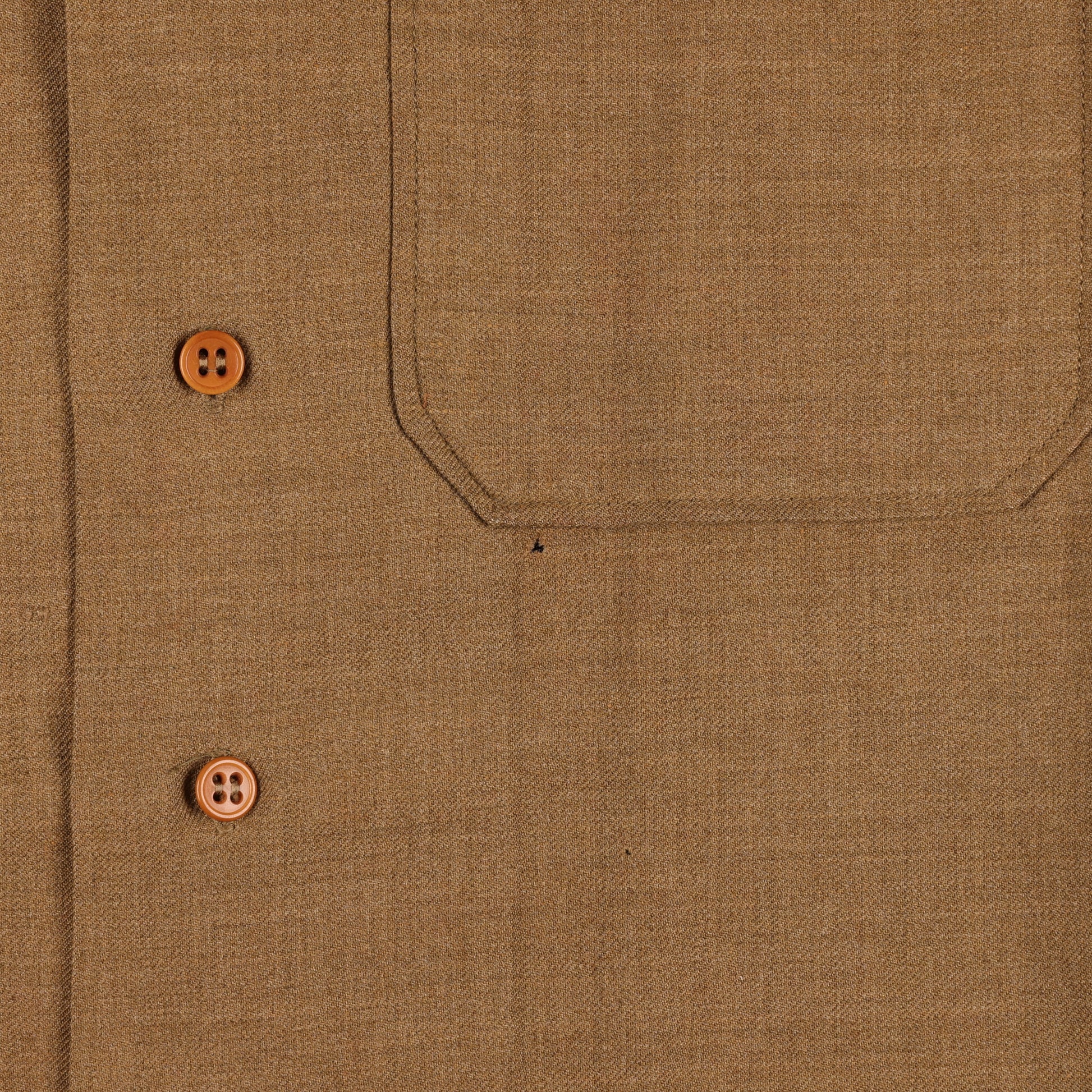 WWII U.S. Army Enlisted Man's M37 Wool Service Shirt with Gas Flap (Size 14 1/2 x 32)