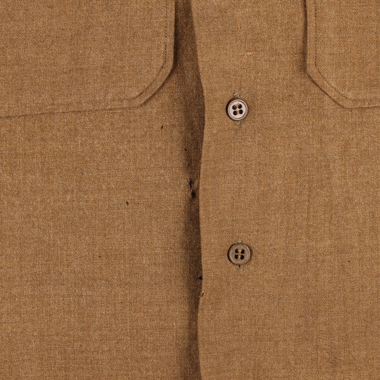 WWII U.S. Army Enlisted Man's M37 Wool Service Shirt with Gas Flap (Size 15 x 32)