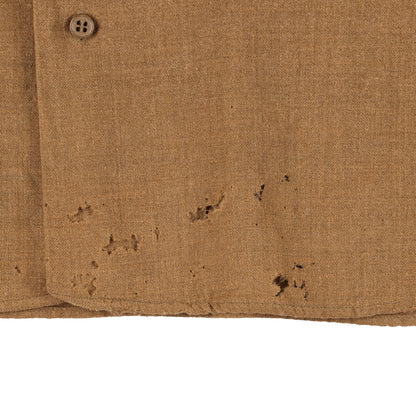 WWII U.S. Army Enlisted Man's M37 Wool Service Shirt with Gas Flap (Size 15 x 32)