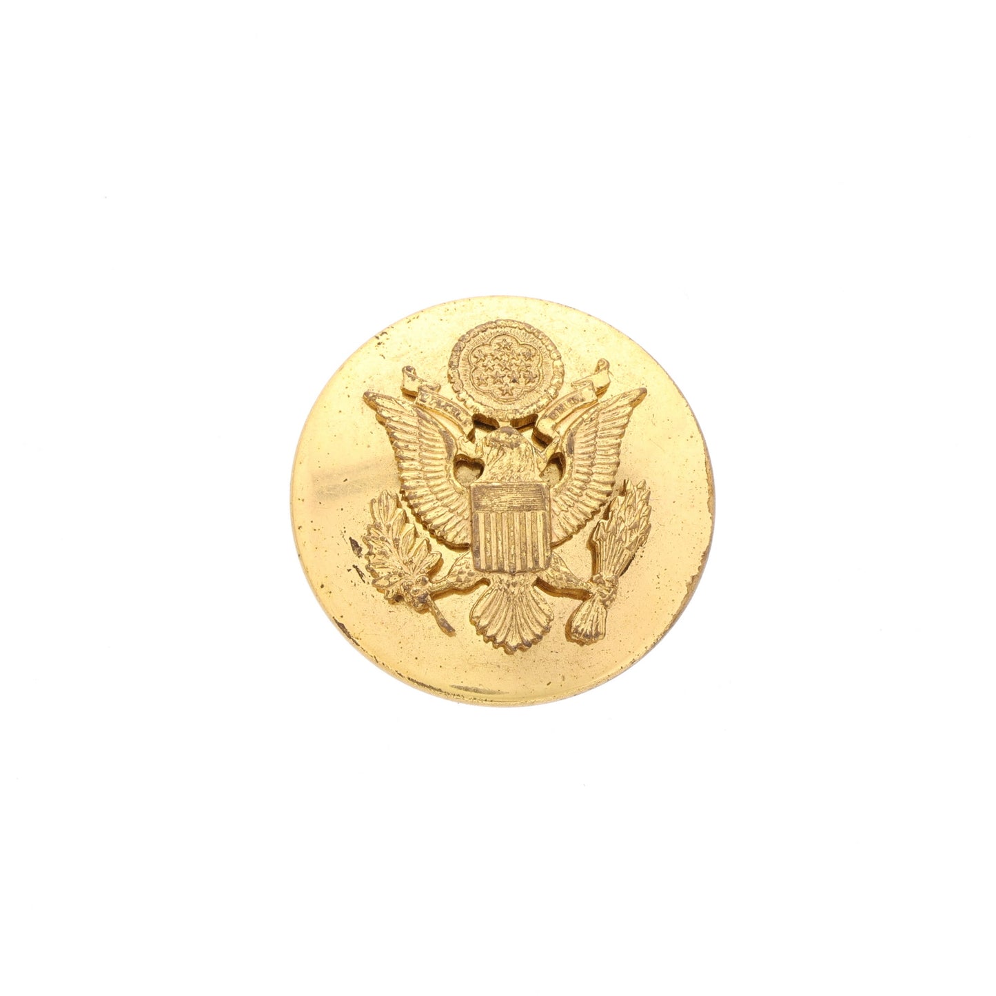 WWII U.S. Army Enlisted Man's Service Cap Device