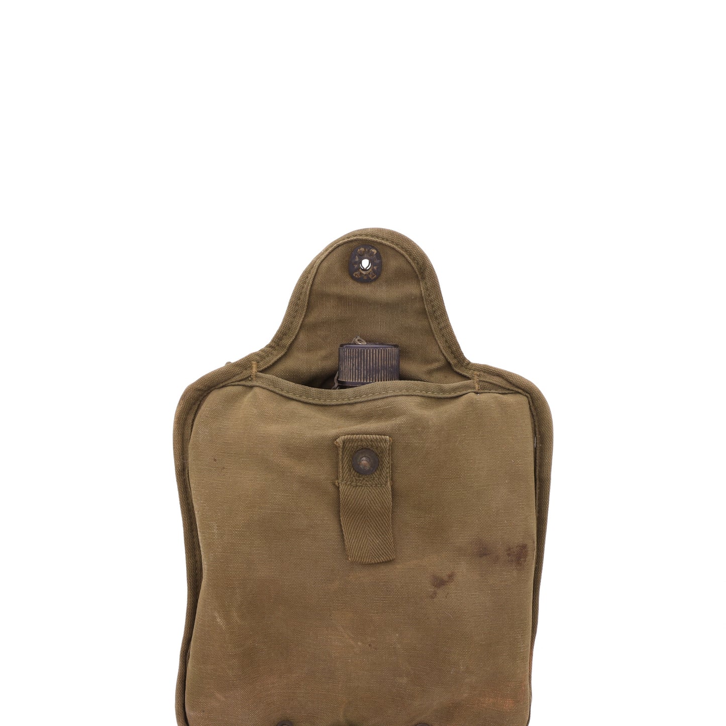 WWII U.S. Army M1943 Experimental 2-Quart Canteen by International Latex Corp. with Cover (1945)