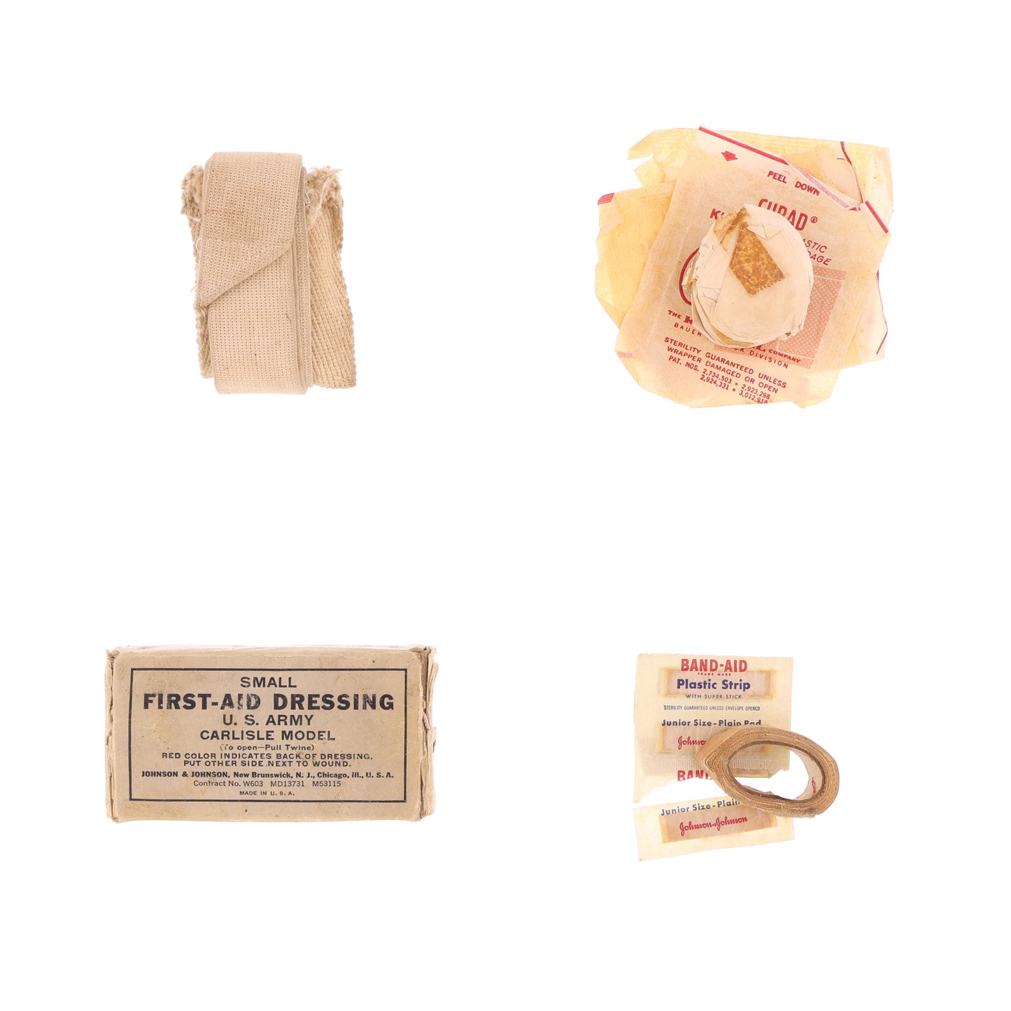 WWII U.S. Army Aeronautic First Aid Kit with Contents