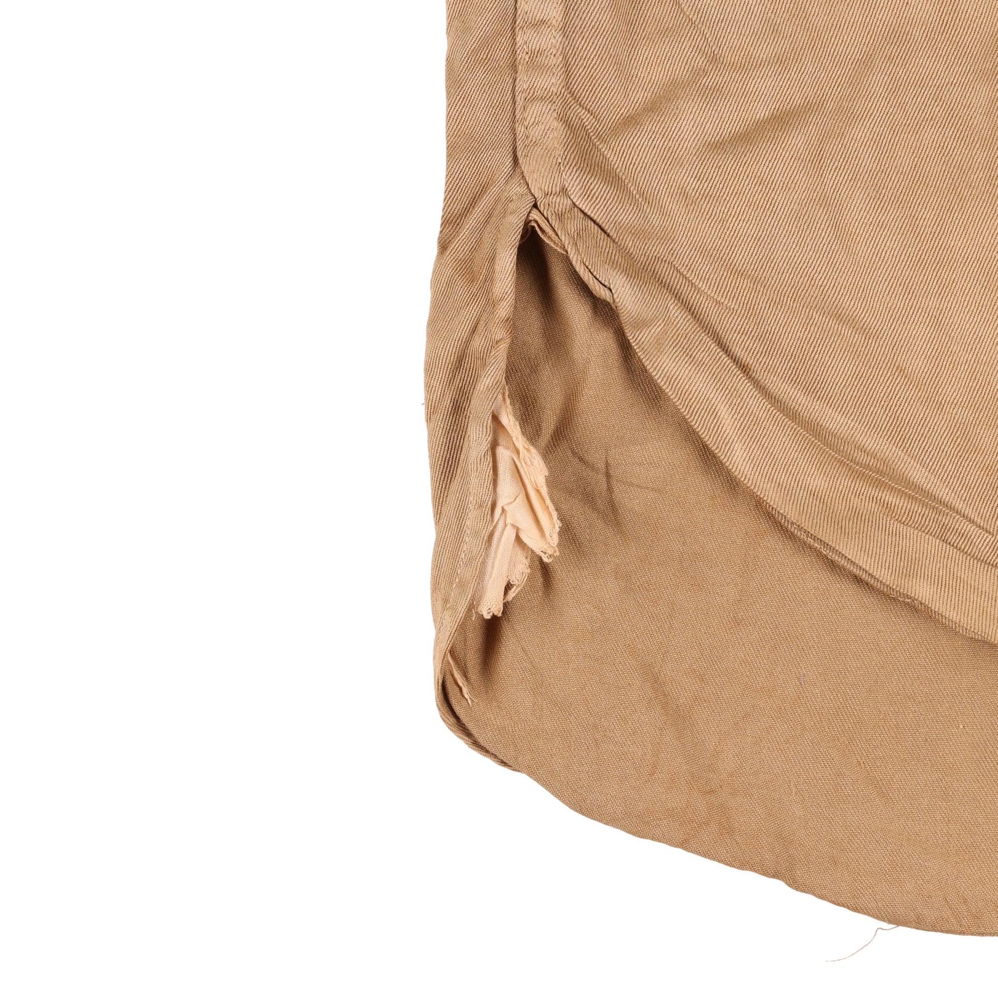 WWII U.S. Army Ground Forces T/5's Khaki Cotton Service Shirt Marked with Laundry Number