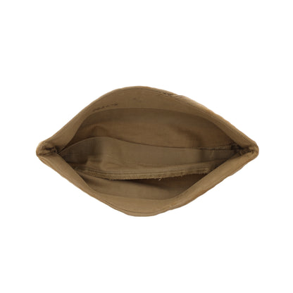 WWII U.S. Army Khaki Garrison Cap Marked with Laundry Number