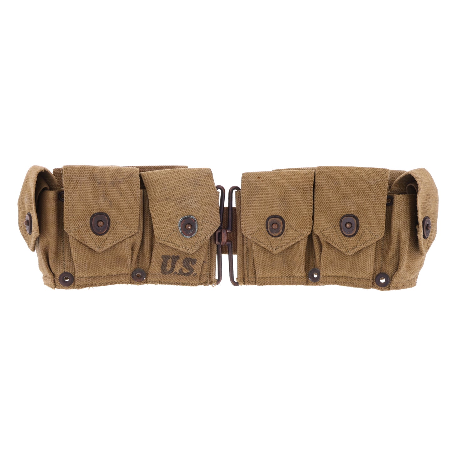 WWII U.S. Army M1923 Ammunition Belt for M-1 Garand by R. M. Co. (1942)