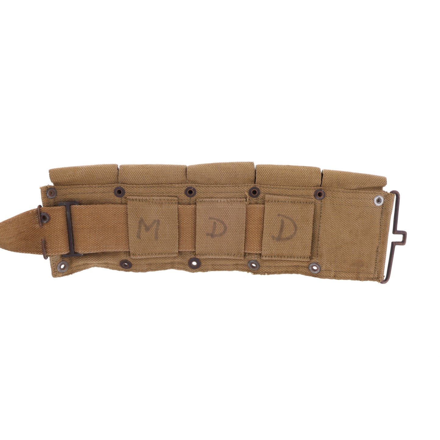 WWII U.S. Army M1923 Ammunition Belt for M-1 Garand by R. M. Co. (1942)