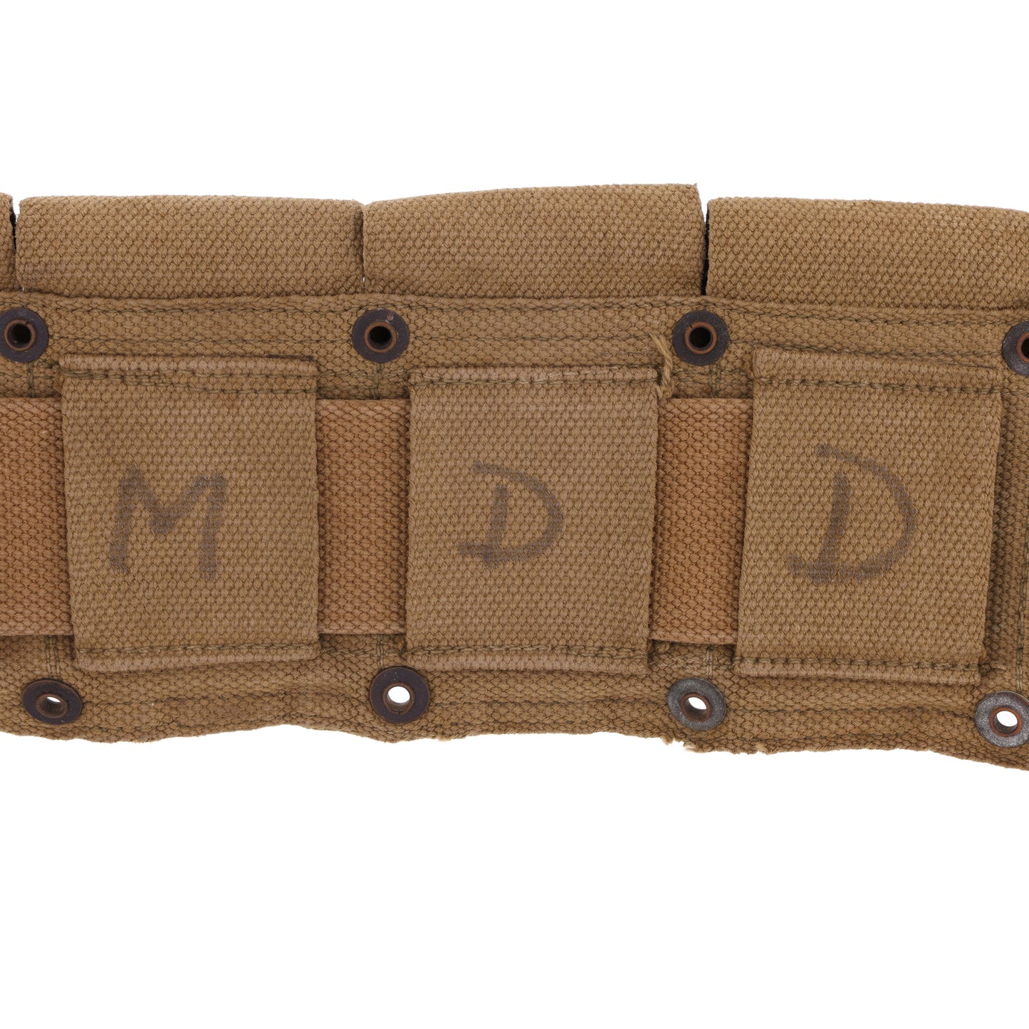 WWII U.S. Army M1923 Ammunition Belt for M-1 Garand by R. M. Co. (1942)