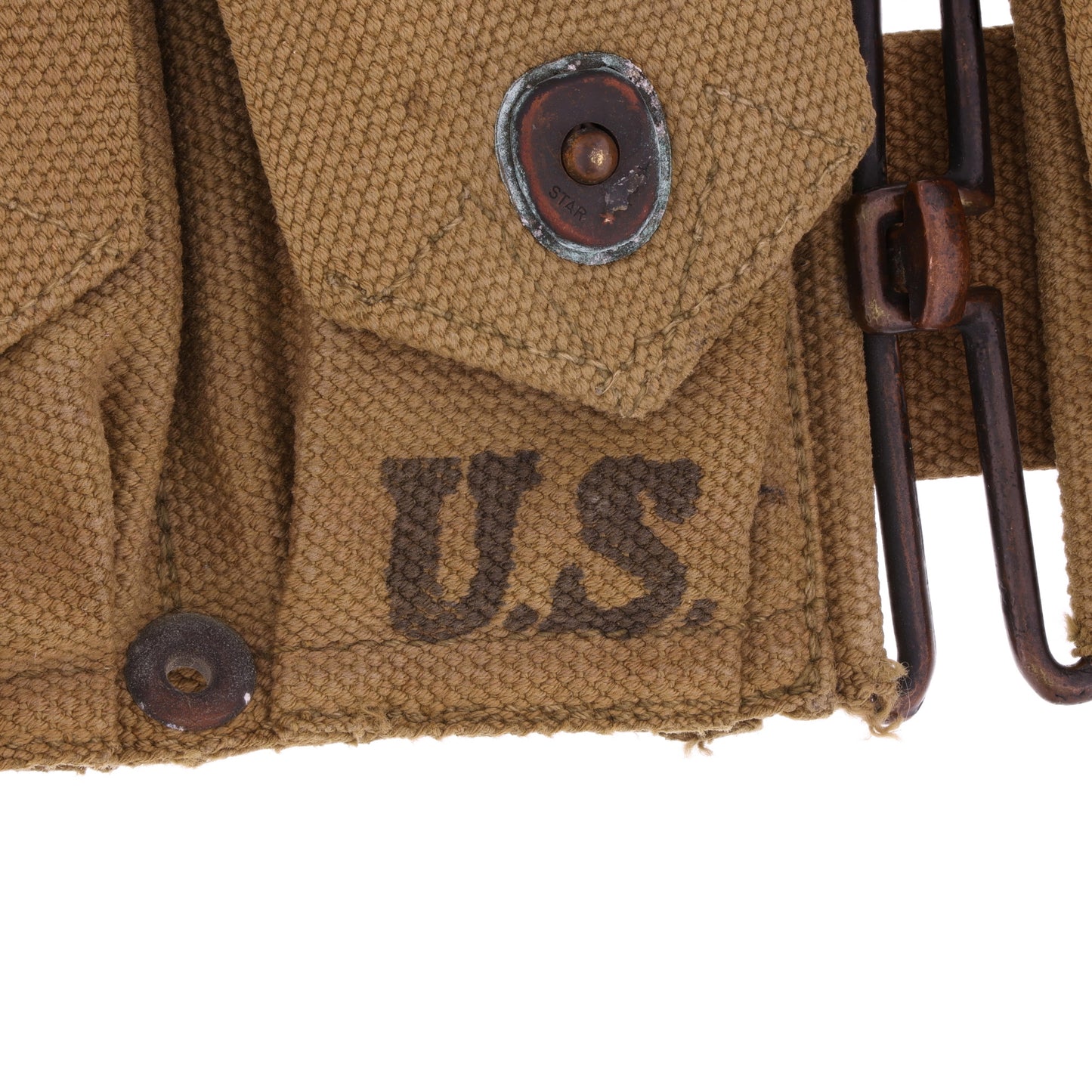 WWII U.S. Army M1923 Ammunition Belt for M-1 Garand by R. M. Co. (1942)