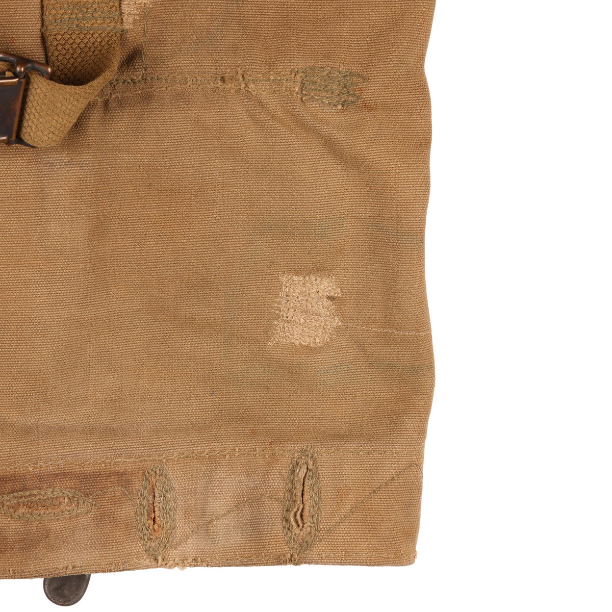 WWII U.S. Army M1928 Haversack by A. Reif & Co. Marked with Laundry Number (1942)