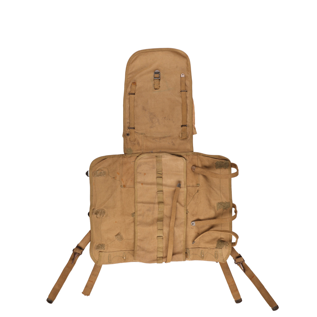 WWII U.S. Army M1928 Haversack by A. Reif & Co. Marked with Laundry Number (1942)