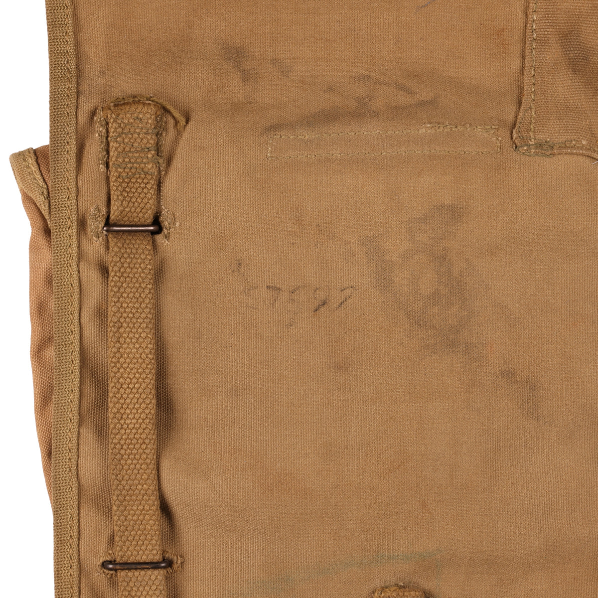 WWII U.S. Army M1928 Haversack by A. Reif & Co. Marked with Laundry Number (1942)