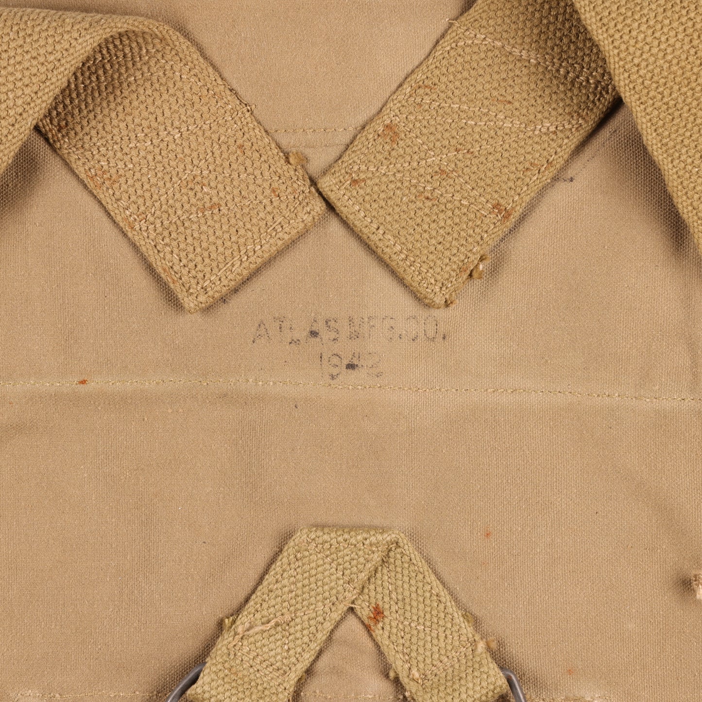 WWII U.S. Army M1928 Haversack by Atlas Mfg. Co. (1942)