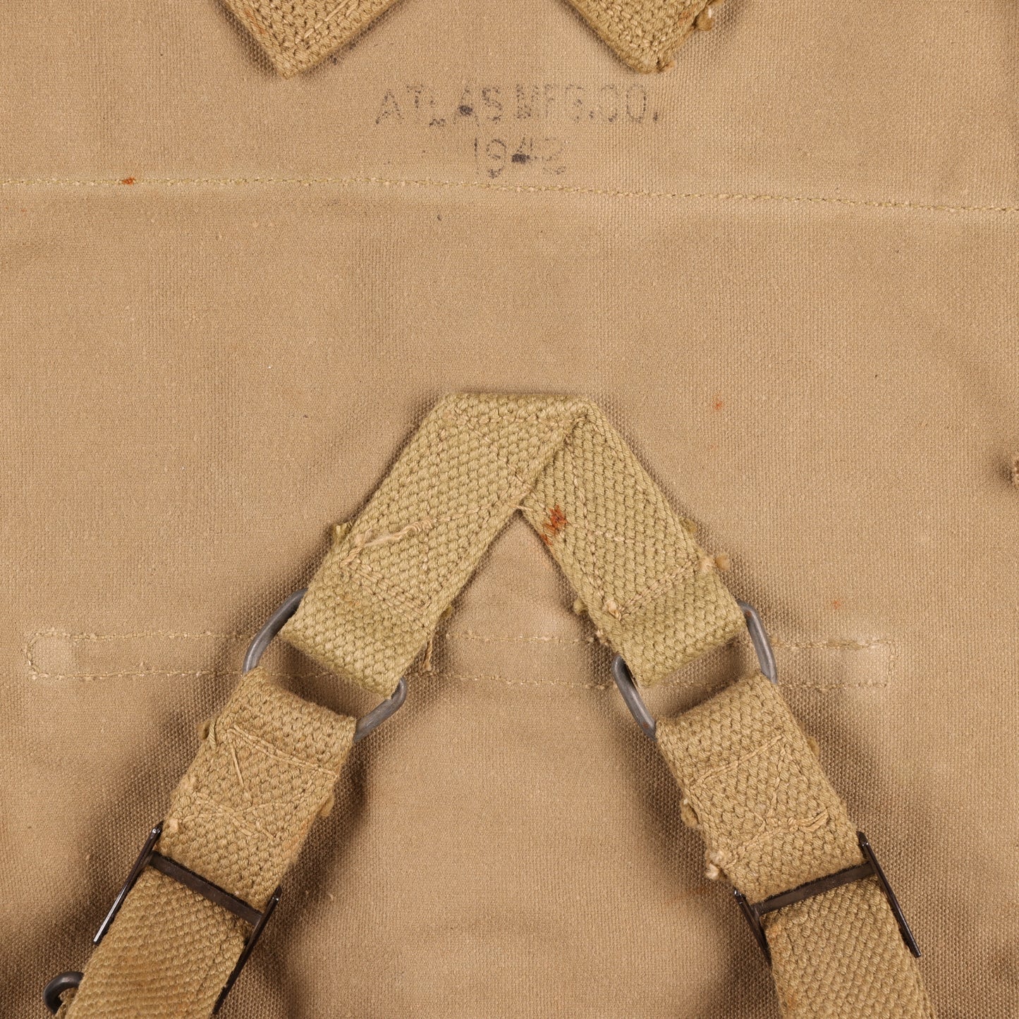 WWII U.S. Army M1928 Haversack by Atlas Mfg. Co. (1942)