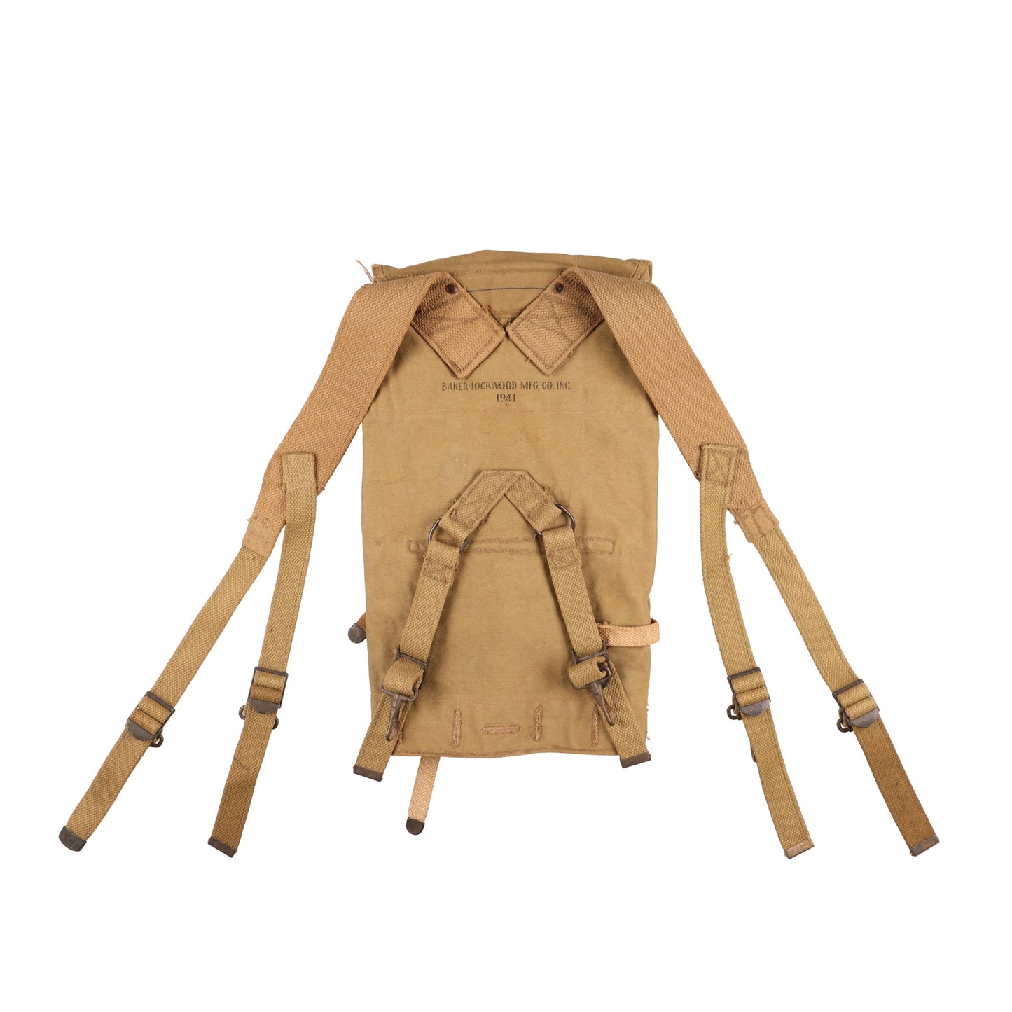WWII U.S. Army M1928 Haversack by Baker-Lockwood Mfg. Co., Inc. (1941)
