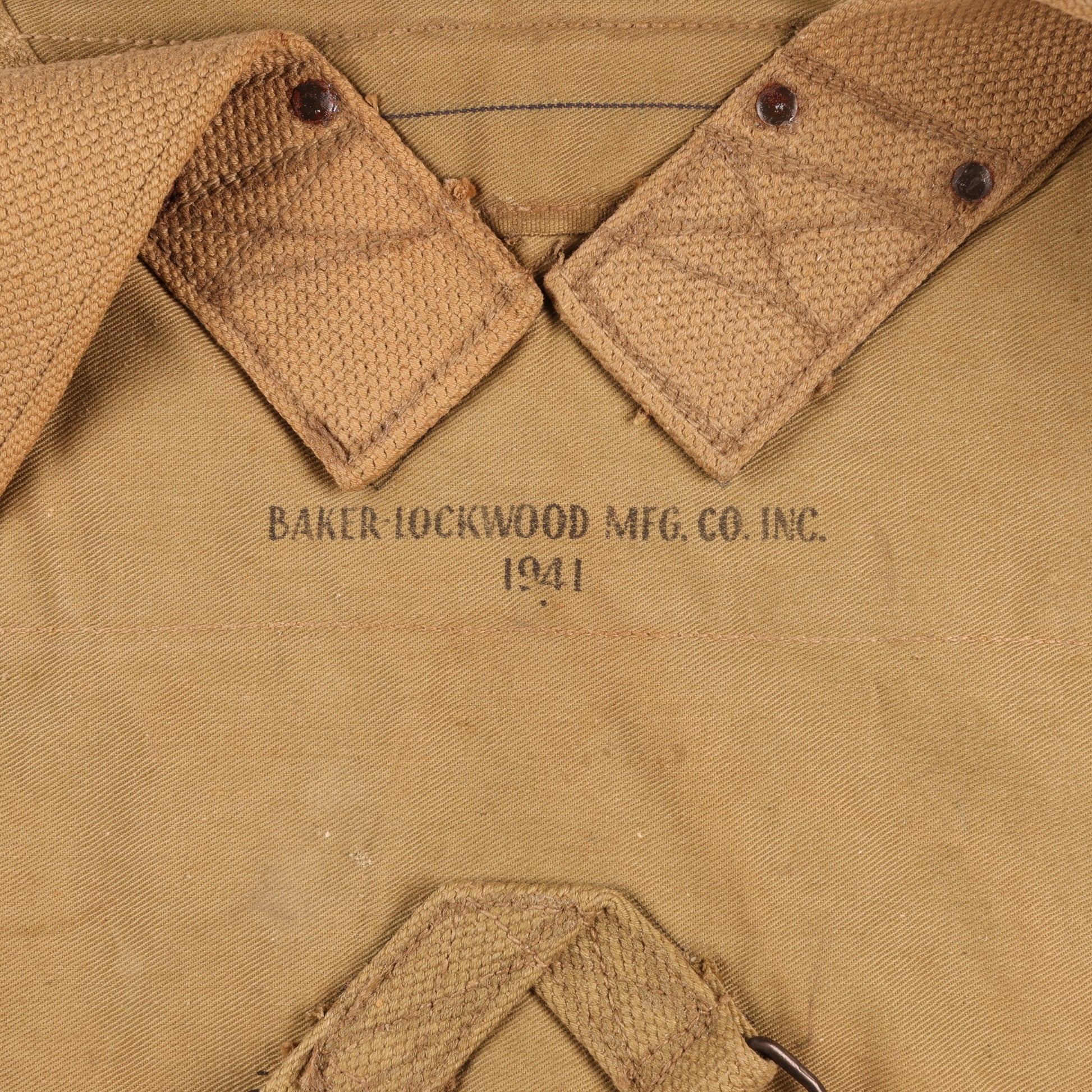 WWII U.S. Army M1928 Haversack by Baker-Lockwood Mfg. Co., Inc. (1941)
