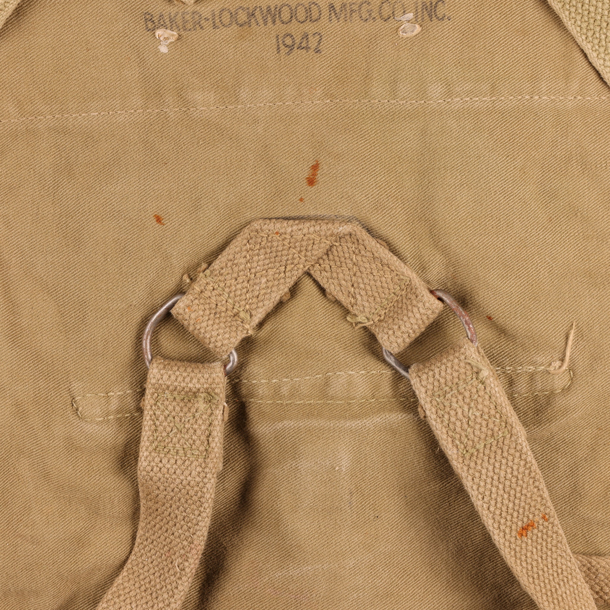 WWII U.S. Army M1928 Haversack by Baker-Lockwood Mfg. Co., Inc. (1942)