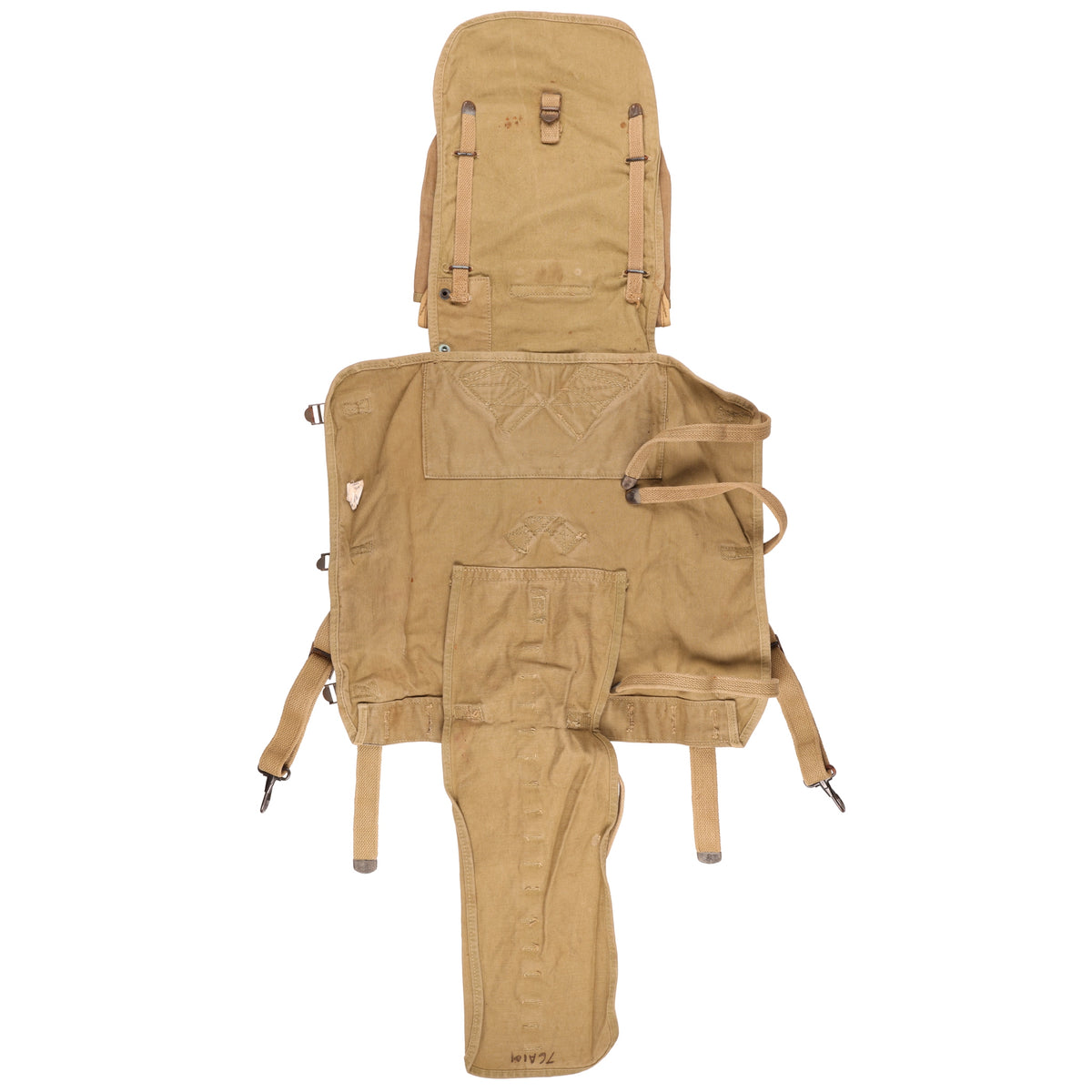 WWII U.S. Army M1928 Haversack by Baker-Lockwood Mfg. Co., Inc. (1942)