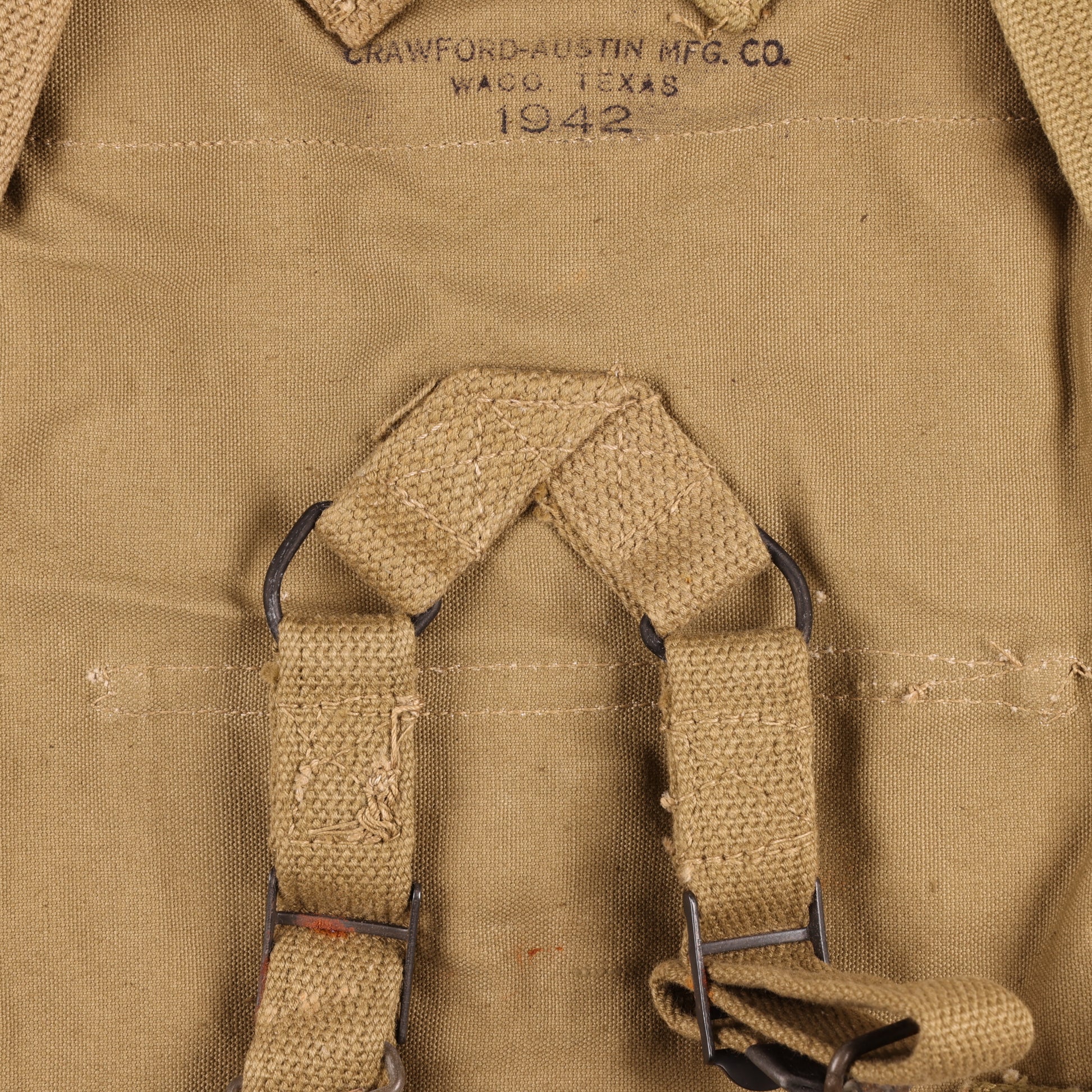 WWII U.S. Army M1928 Haversack by Crawford-Austin Mfg. Co. (1942)