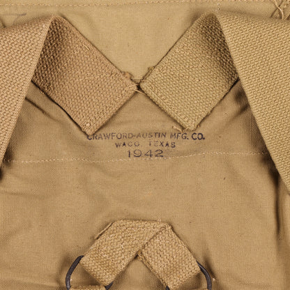 WWII U.S. Army M1928 Haversack by Crawford-Austin Mfg. Co. (1942)