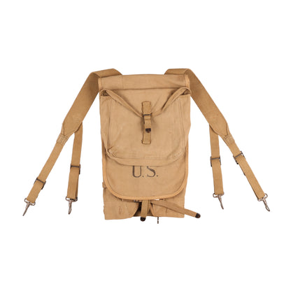 WWII U.S. Army M1928 Haversack by Felt Novelty Mfg. Co., Inc. Marked with Laundry Number (1942)