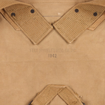 WWII U.S. Army M1928 Haversack by Felt Novelty Mfg. Co., Inc. Marked with Laundry Number (1942)