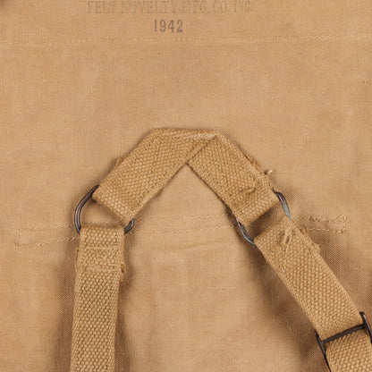 WWII U.S. Army M1928 Haversack by Felt Novelty Mfg. Co., Inc. Marked with Laundry Number (1942)