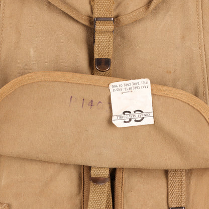 WWII U.S. Army M1928 Haversack by Felt Novelty Mfg. Co., Inc. Marked with Laundry Number (1942)