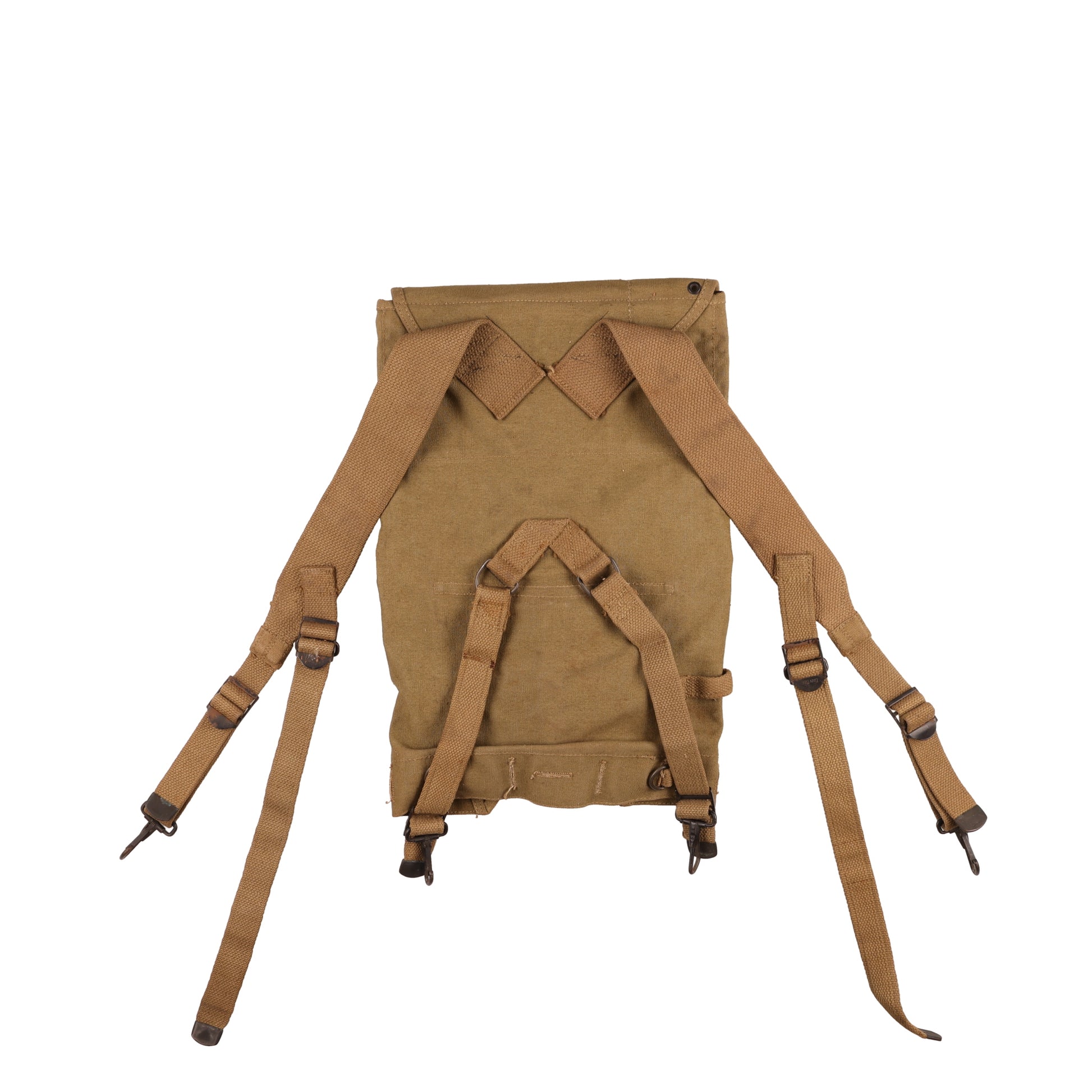 WWII U.S. Army M1928 Haversack by Gregory & Read Co. Marked with Laundry Number (1942)