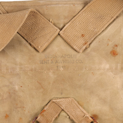 WWII U.S. Army M1928 Haversack by Indianapolis Tent & Awning Co. (1942)