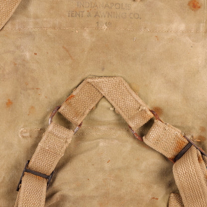 WWII U.S. Army M1928 Haversack by Indianapolis Tent & Awning Co. (1942)