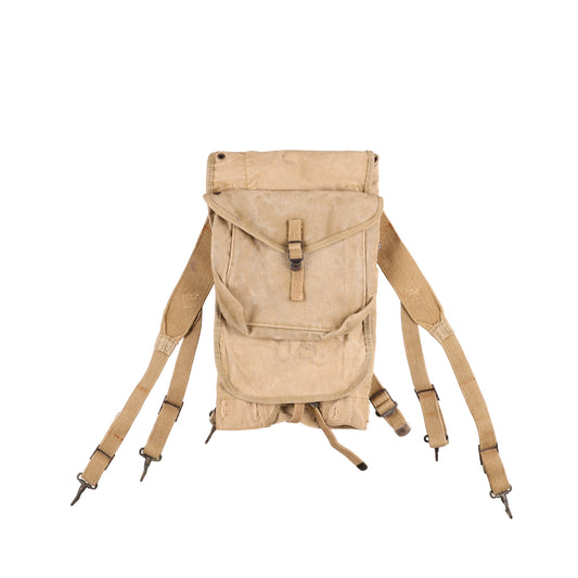 WWII U.S. Army M1928 Haversack by Morton M. Rose Marked with Laundry Number (1942)