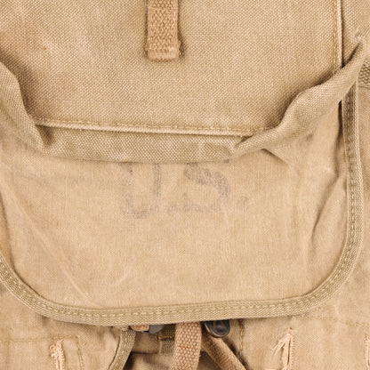WWII U.S. Army M1928 Haversack by Morton M. Rose Marked with Laundry Number (1942)