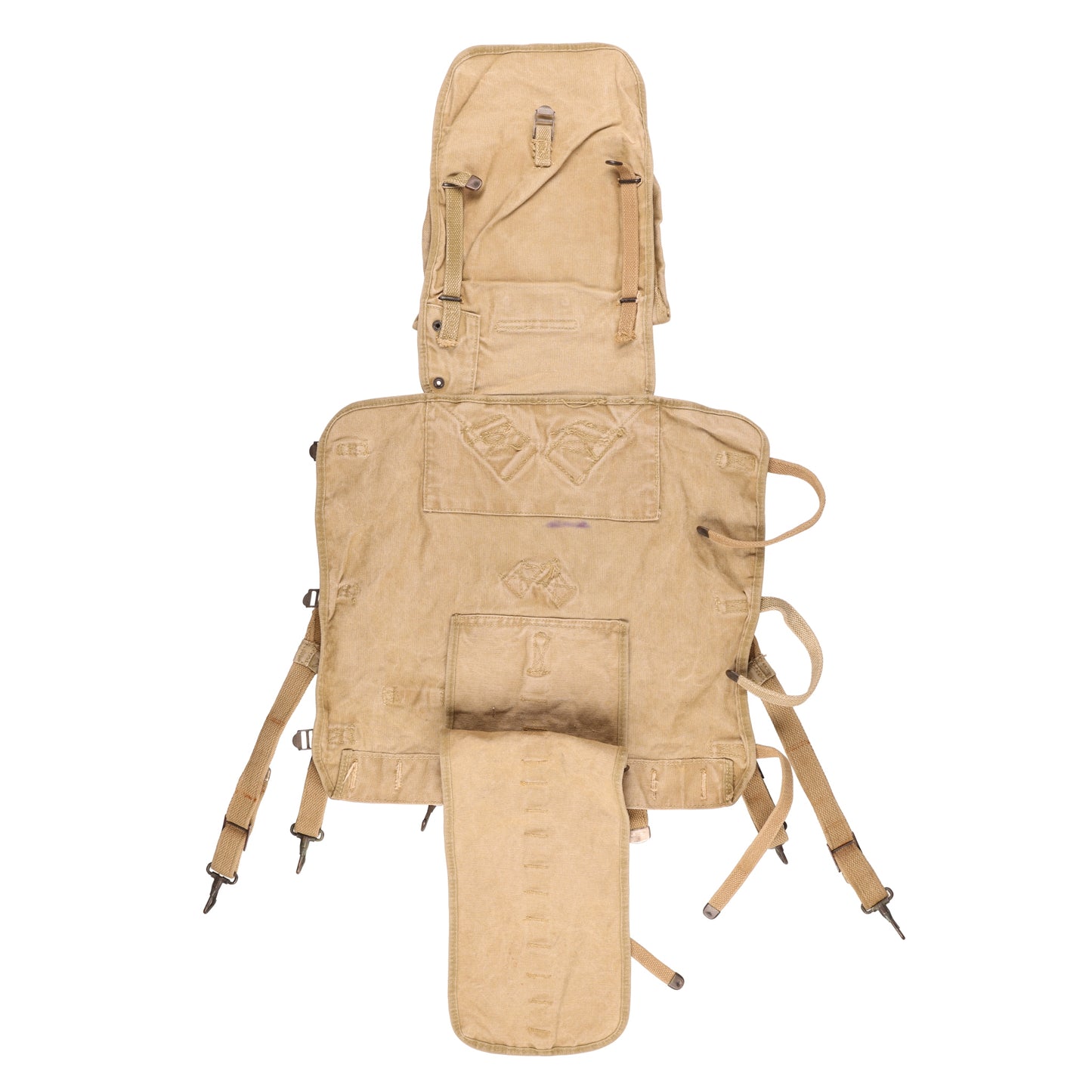 WWII U.S. Army M1928 Haversack by Morton M. Rose Marked with Laundry Number (1942)