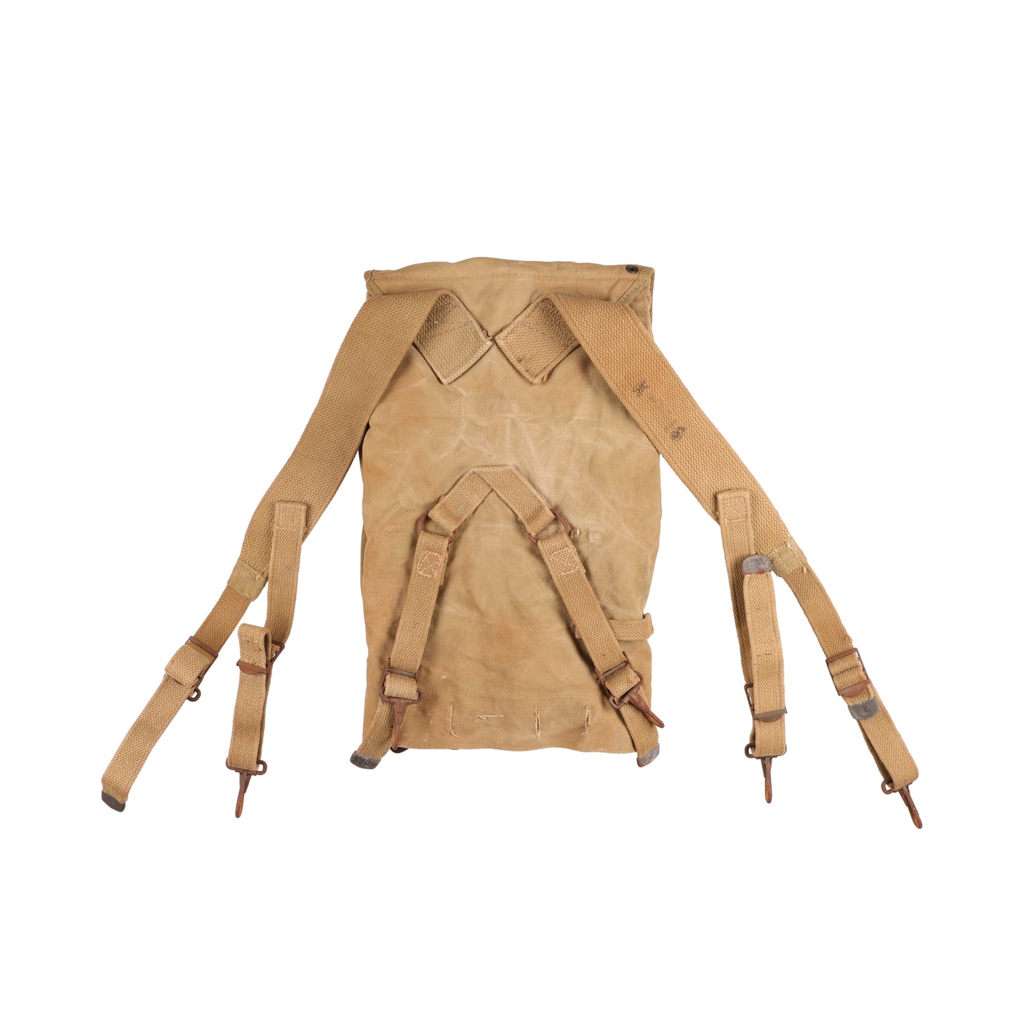 WWII U.S. Army M1928 Haversack by Rubero Marked with Laundry Number (1942)