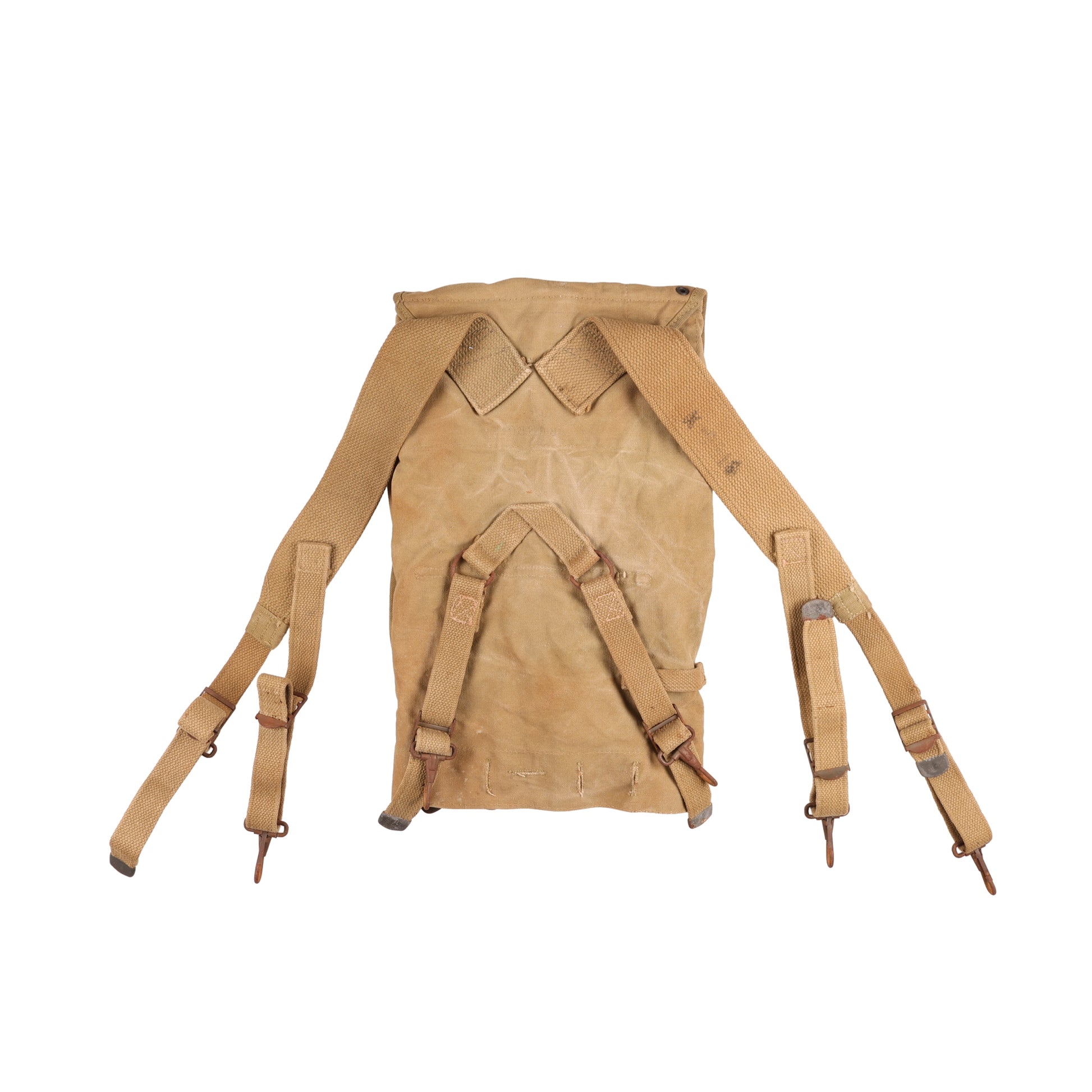 WWII U.S. Army M1928 Haversack by Rubero Marked with Laundry Number (1942)