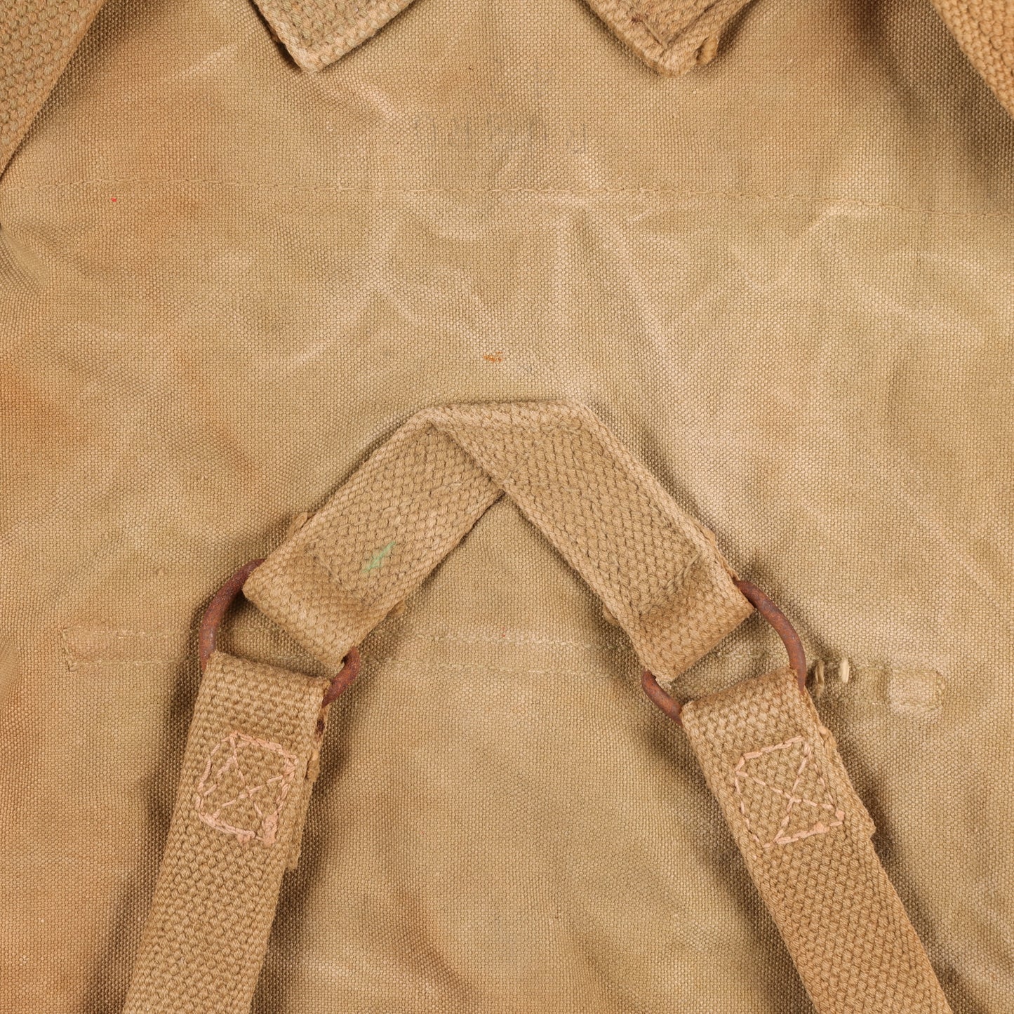 WWII U.S. Army M1928 Haversack by Rubero Marked with Laundry Number (1942)