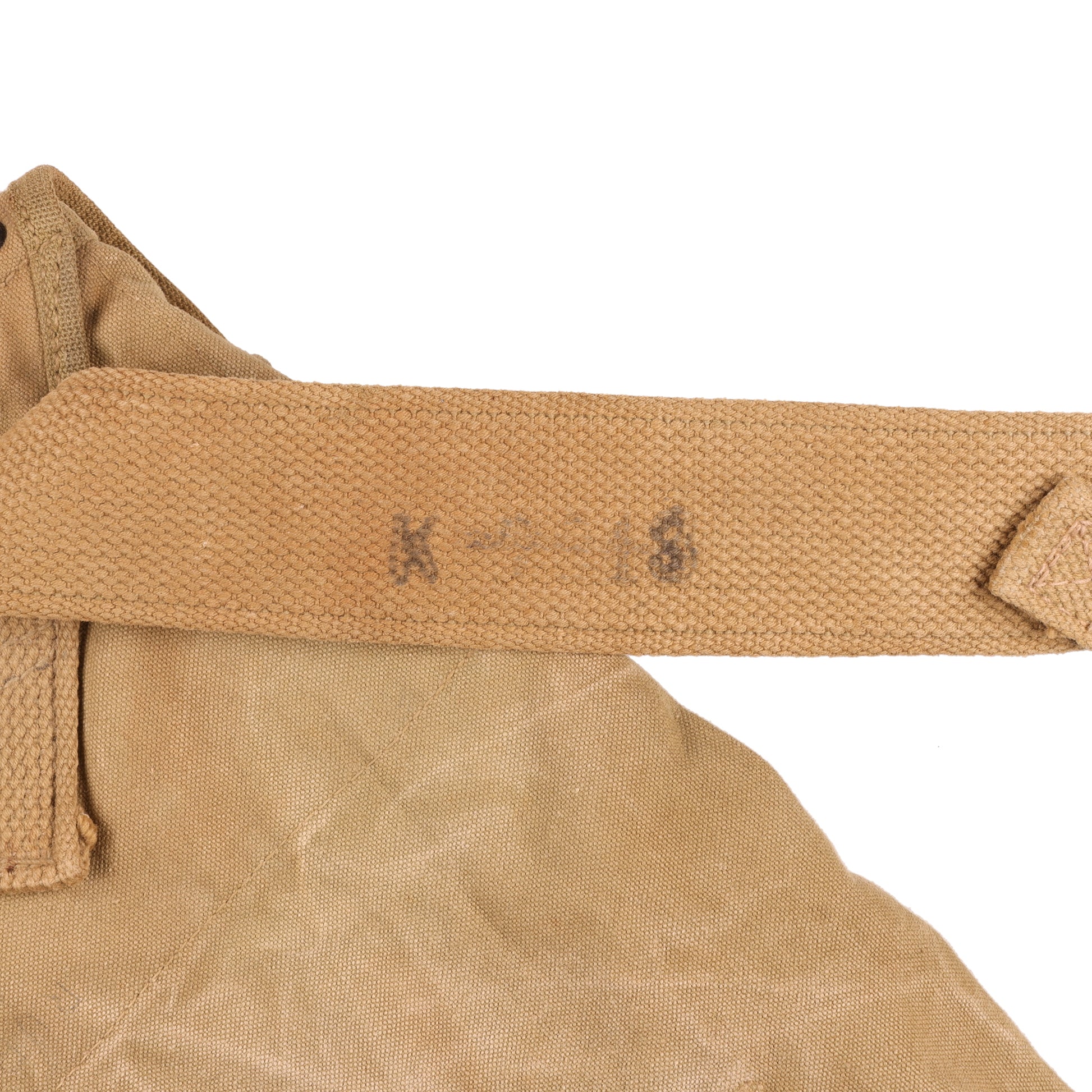 WWII U.S. Army M1928 Haversack by Rubero Marked with Laundry Number (1942)