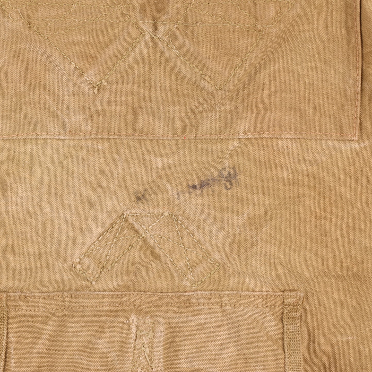 WWII U.S. Army M1928 Haversack by Rubero Marked with Laundry Number (1942)
