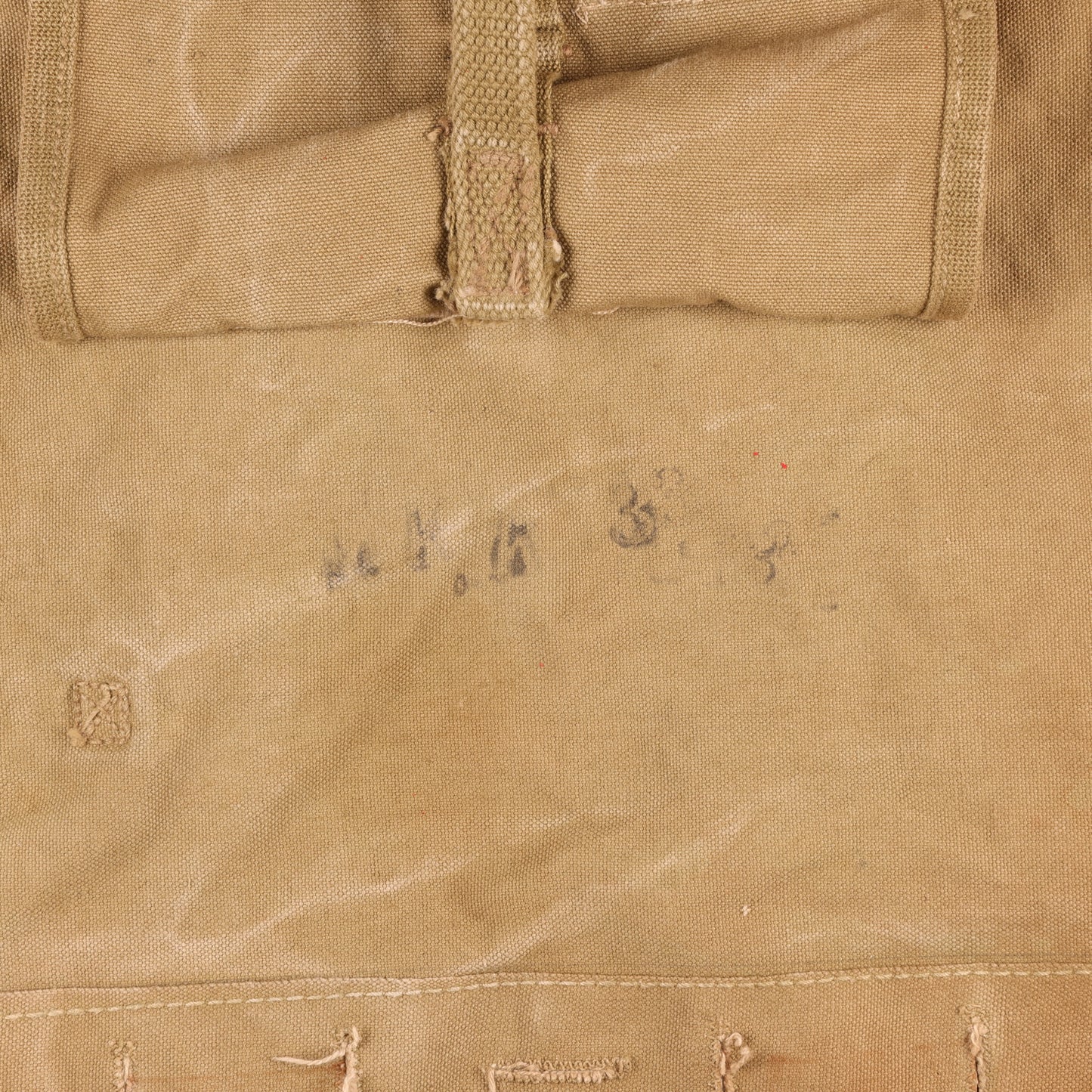 WWII U.S. Army M1928 Haversack by Rubero Marked with Laundry Number (1942)