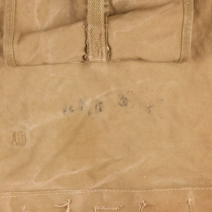 WWII U.S. Army M1928 Haversack by Rubero Marked with Laundry Number (1942)